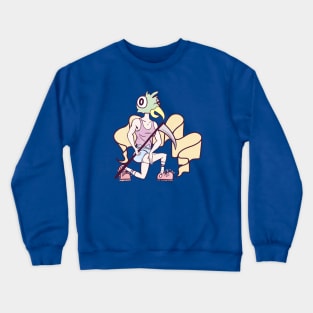 Polly the Hybrid Running Reaper Crewneck Sweatshirt